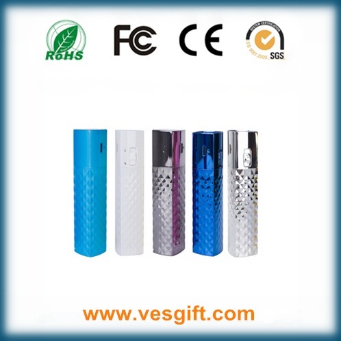 Custom Power Bank Mascara 2000mAh Mobile Phone Battery Charger