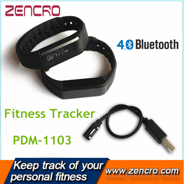 Anti-Lost Silent Alarm Wireless BLE Pedometer Bracelet