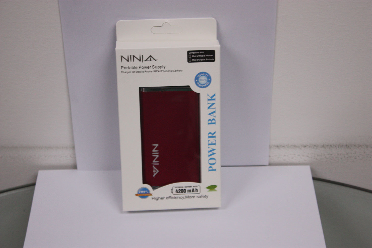 4200mAh Portable Mobile Power Bank Red N0101