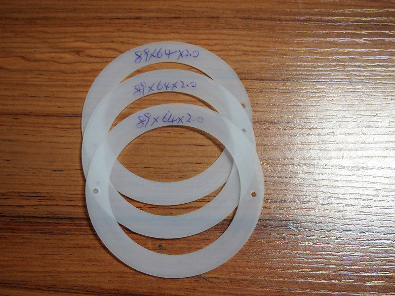 Food Grade Silicone Cover Gasket Seal for Container Home Kitchen Cookie Appliance 89*64*2mm