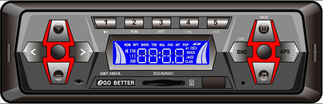 Car MP3 Player (GBT-1051A)