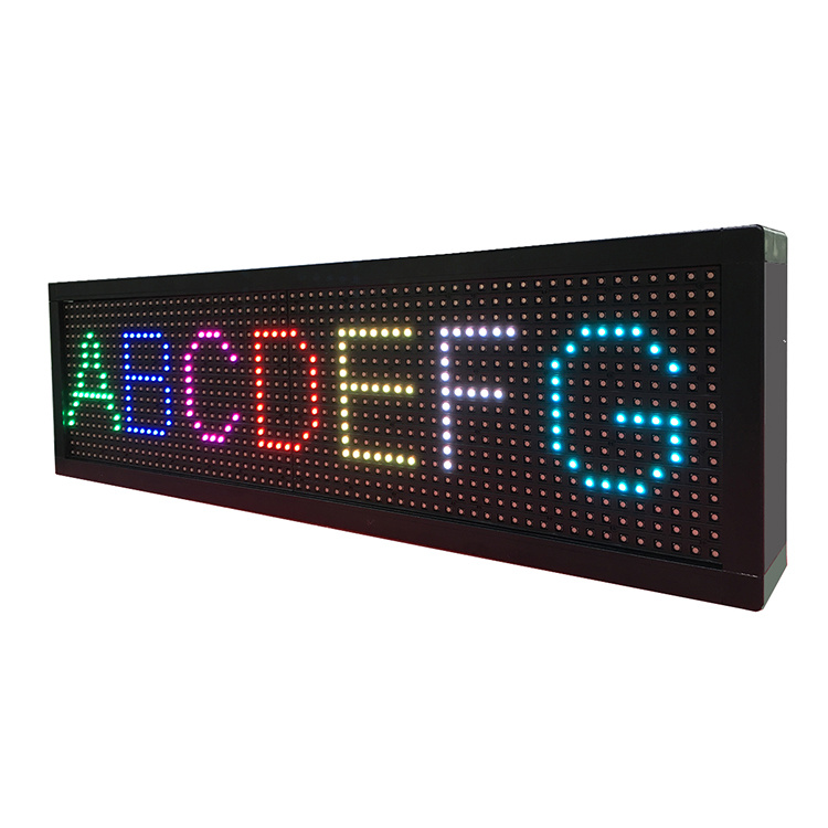 P7.62 Seven Colors Single Line LED Screen Display