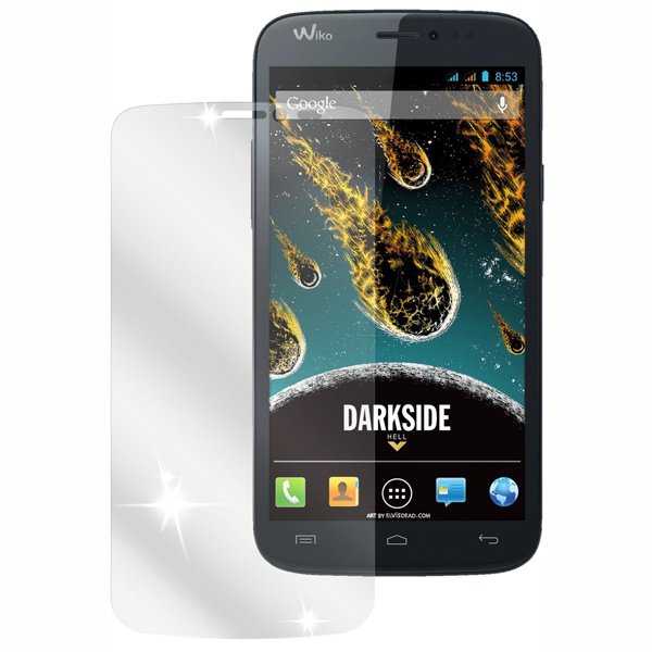 9h 2.5D 0.33mm Rounded Edge Tempered Glass Screen Protector for Wiko Darkside