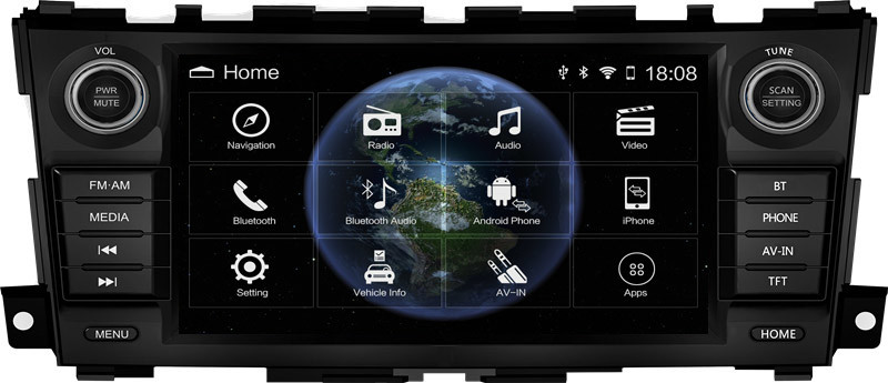 Mirror Link Car Navigation for Nissan 2013 Teana