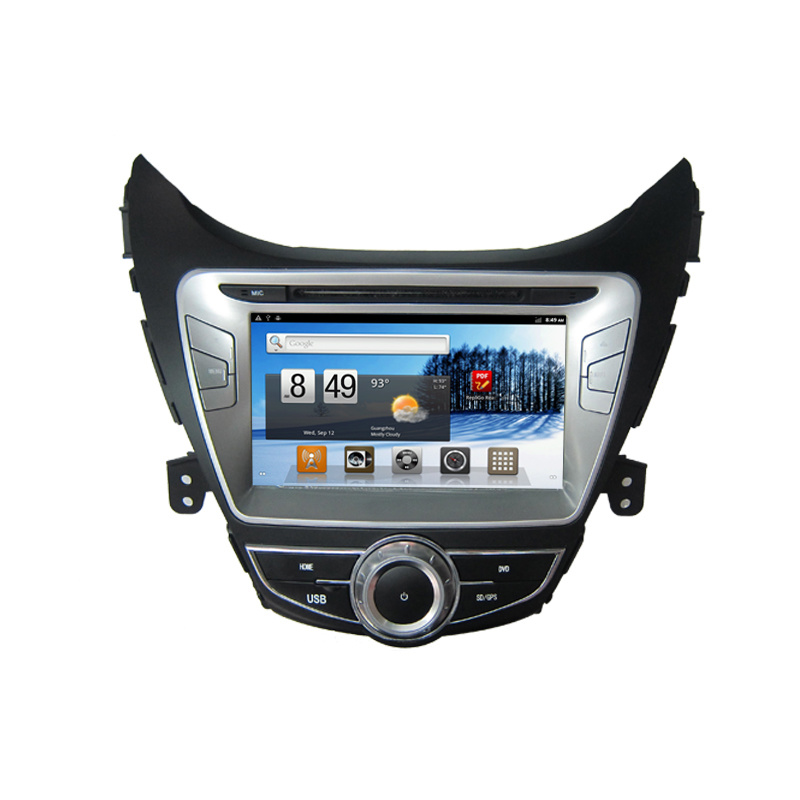 Car DVD Navigation GPS for 2012 Elantra with Android System