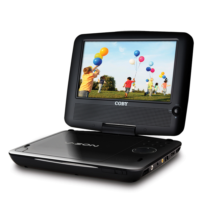 9'' Potable DVD/CD/MP3 Player with Swivel Screen (TFDVD9109)