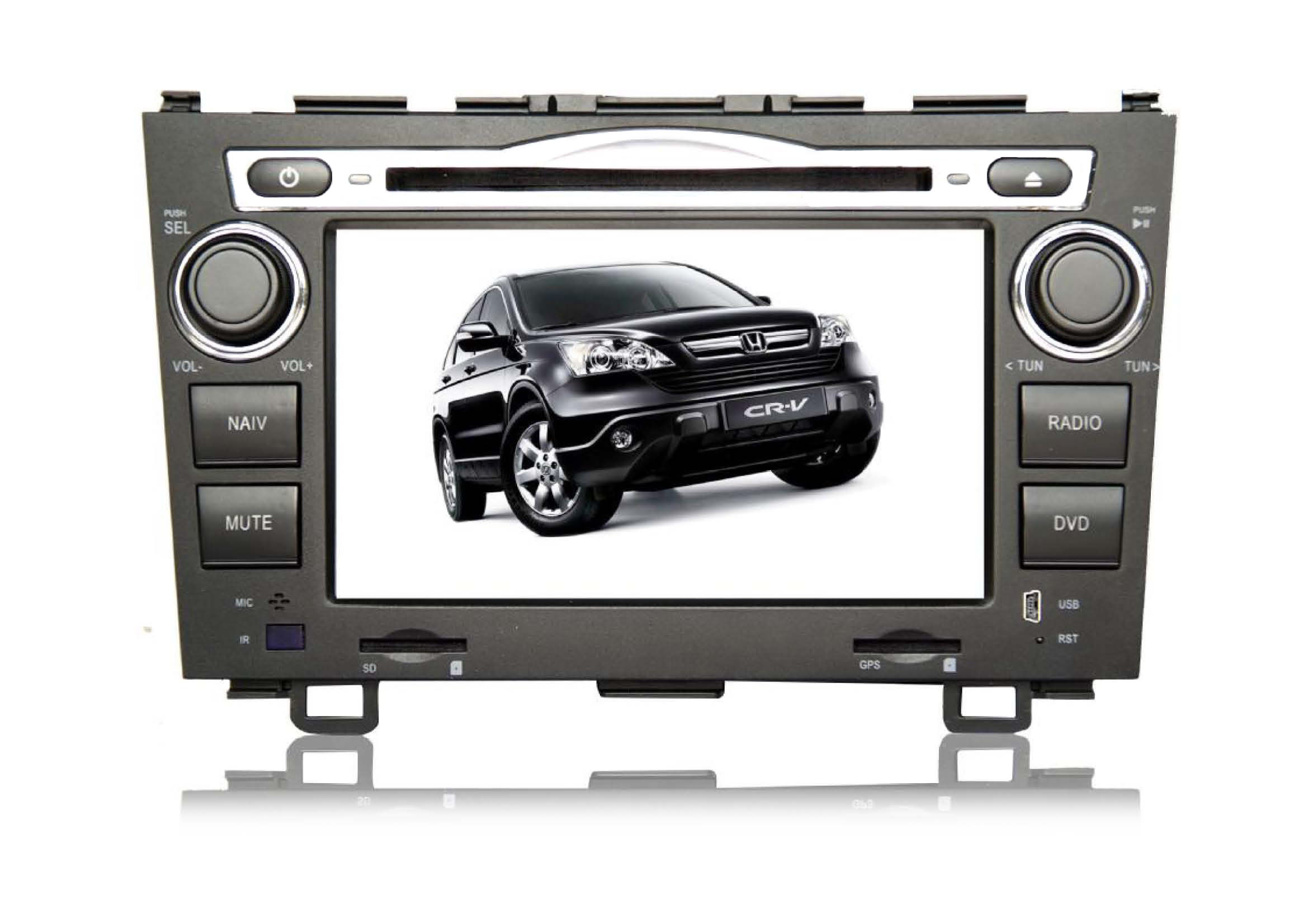 2 DIN Car DVD Player with GPS for Honda CR-V