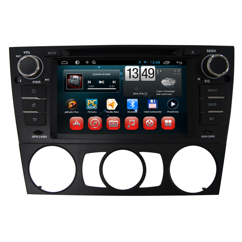 3 Maunal Car DVD Player Capacitive Touch Screen for BMW