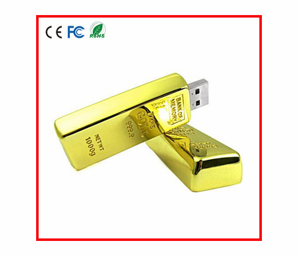 Gold Bar USB Flash Disk USB Flash Drive