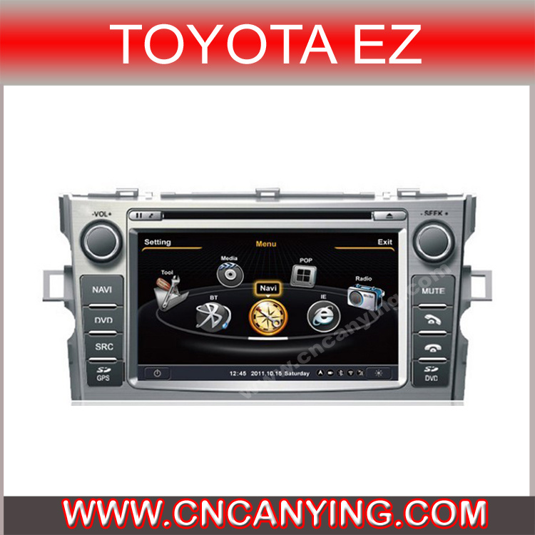 Car DVD Player for Toyota Ez with A8 Chipset Dual Core 1080P V-20 Disc WiFi 3G Internet (CY-C133)