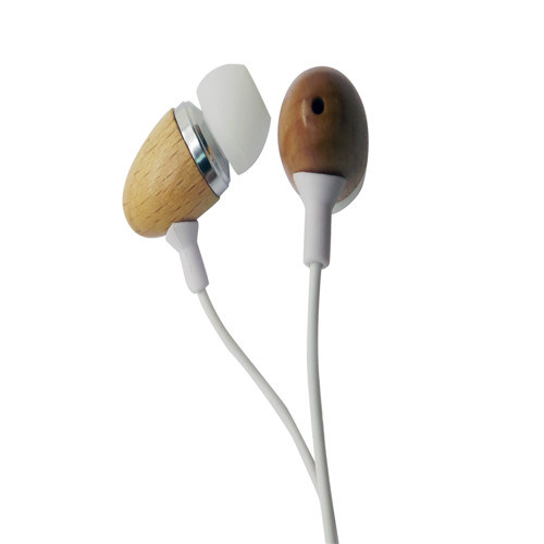 2015 Cheap Christmas Gift Bamboo Earphone