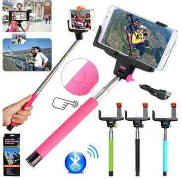 Wireless Bluetooth Mobile Phone Camera Monopod