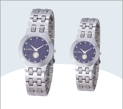 Stainless Steel Couple Watch, Quartz Watch (15179)