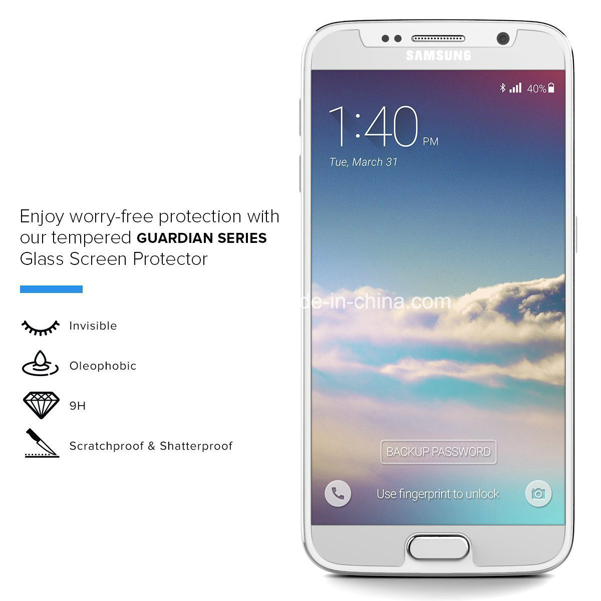 0.33mm Anti-Explosion Accessories Screen Protector for Samsung S6