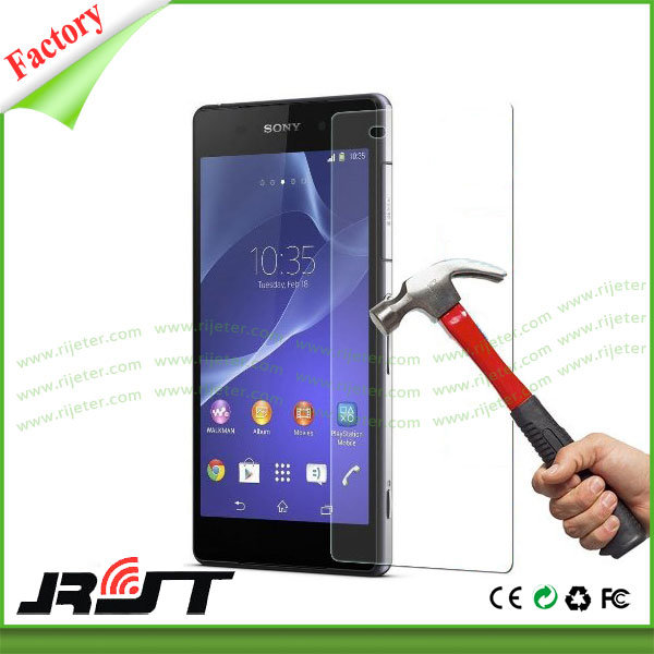Hot Sale Tempered Toughened Glass Screen Protector for Sony Z2