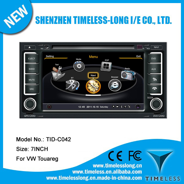 2DIN Autoradio Car DVD Player for Volkswagen Touareg (2003-2010) with GPS, Bluetooth, iPod, USB, SD, 3G, WiFi