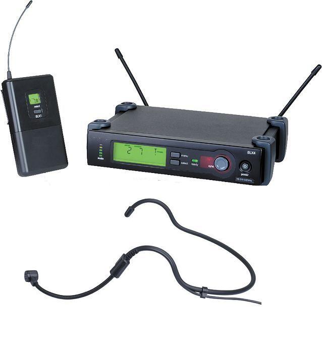 Professional UHF Wireless Headset Headworn Microphone System