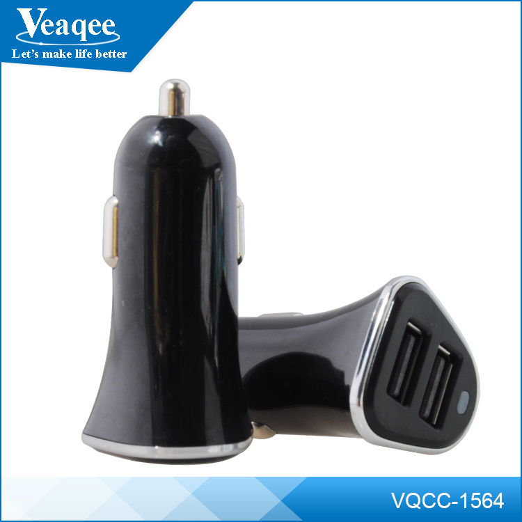 USB Car Mobile Phone Charger with CE/FCC/RoHS Certification