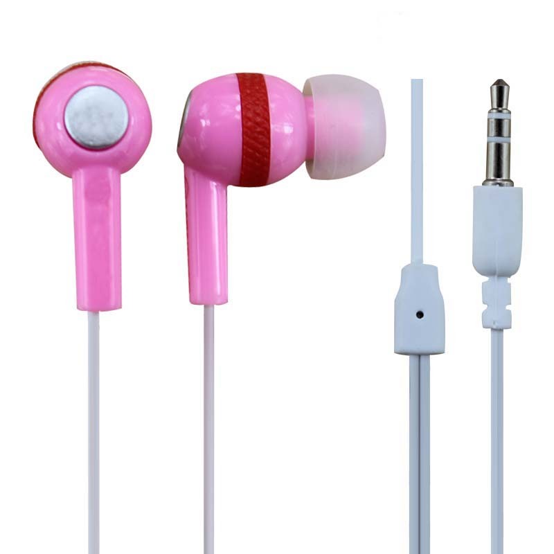 Hot Sale Pink Quality Earphone in Bulk (LS-P25)