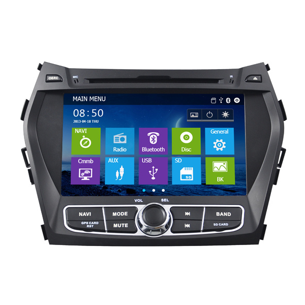 in Dash Special Car DVD Player with GPS Navigator System for Hyundai IX45 (IY8055)