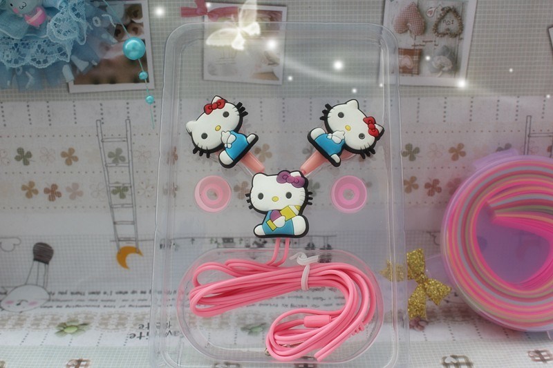 Lovely Kitty Cartoon Earphones Factory