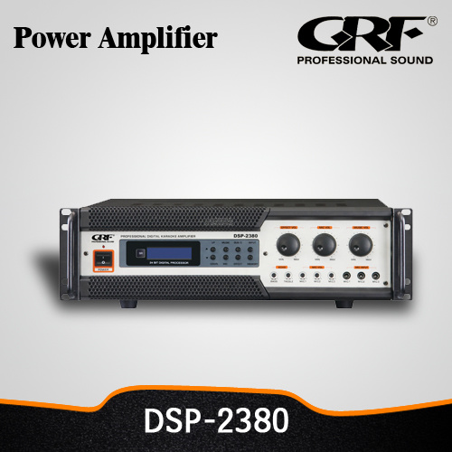 Digital 2X380W Karaoke Power Amplifier