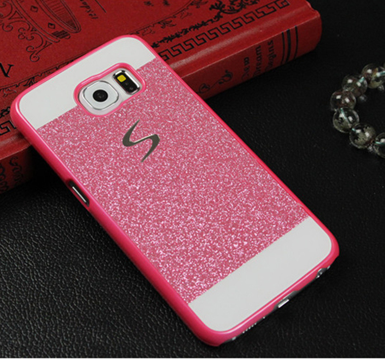 Glitter Powder Mobile/Cell Phone PC Case/Cover for Samsung Galaxy S6/S6edge