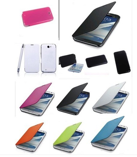 PU Leather Flip Case Cover for Samsung Galaxy Note Ii 2 N7100