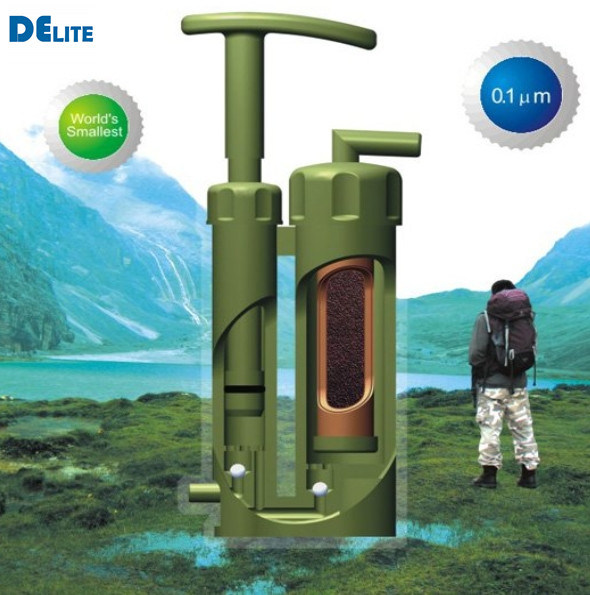 Personal Portable Camping Water Filter Outdoor Water Filter Ceramic Water Purifier