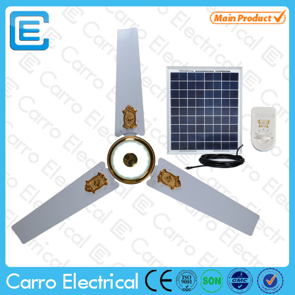 Solar DC Ceiling Fan with Low Power Ceiling Fan Motor