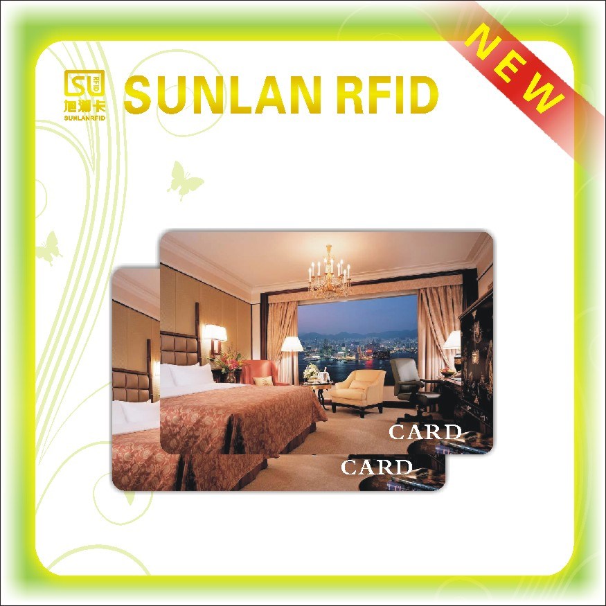 Printed Plastic RFID Hotel Key Card Contactless Smart Key Cards