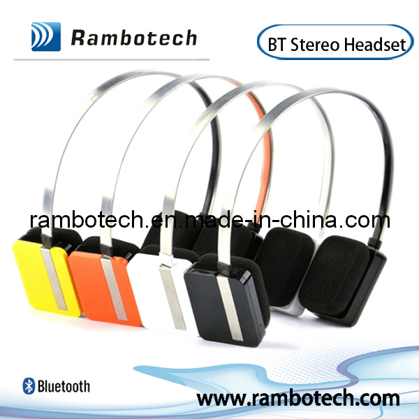 2013 New Wireless Headset with Metal Headband Branded Custom Bluetooth Headphones for Smart Phones