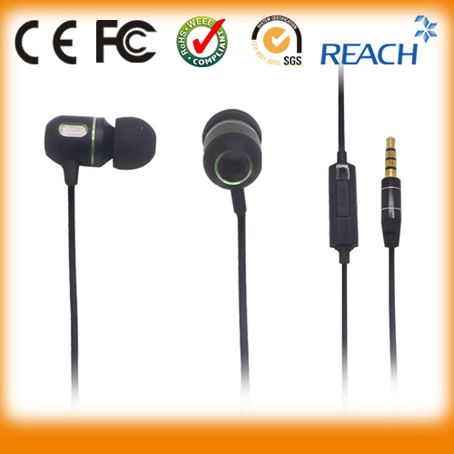 Custom Metal Ear Phone Stereo Mobile Earphone