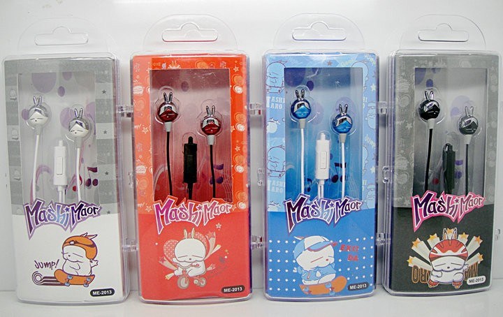 Top Quality Power Cute Cartoon Earphone