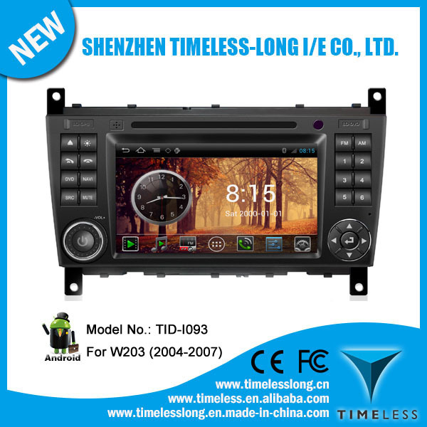 Android System Car GPS Navigation for Benz W203 (2004-2007) with GPS iPod DVR Digital TV Box Bt Radio 3G/WiFi (TID-I093)