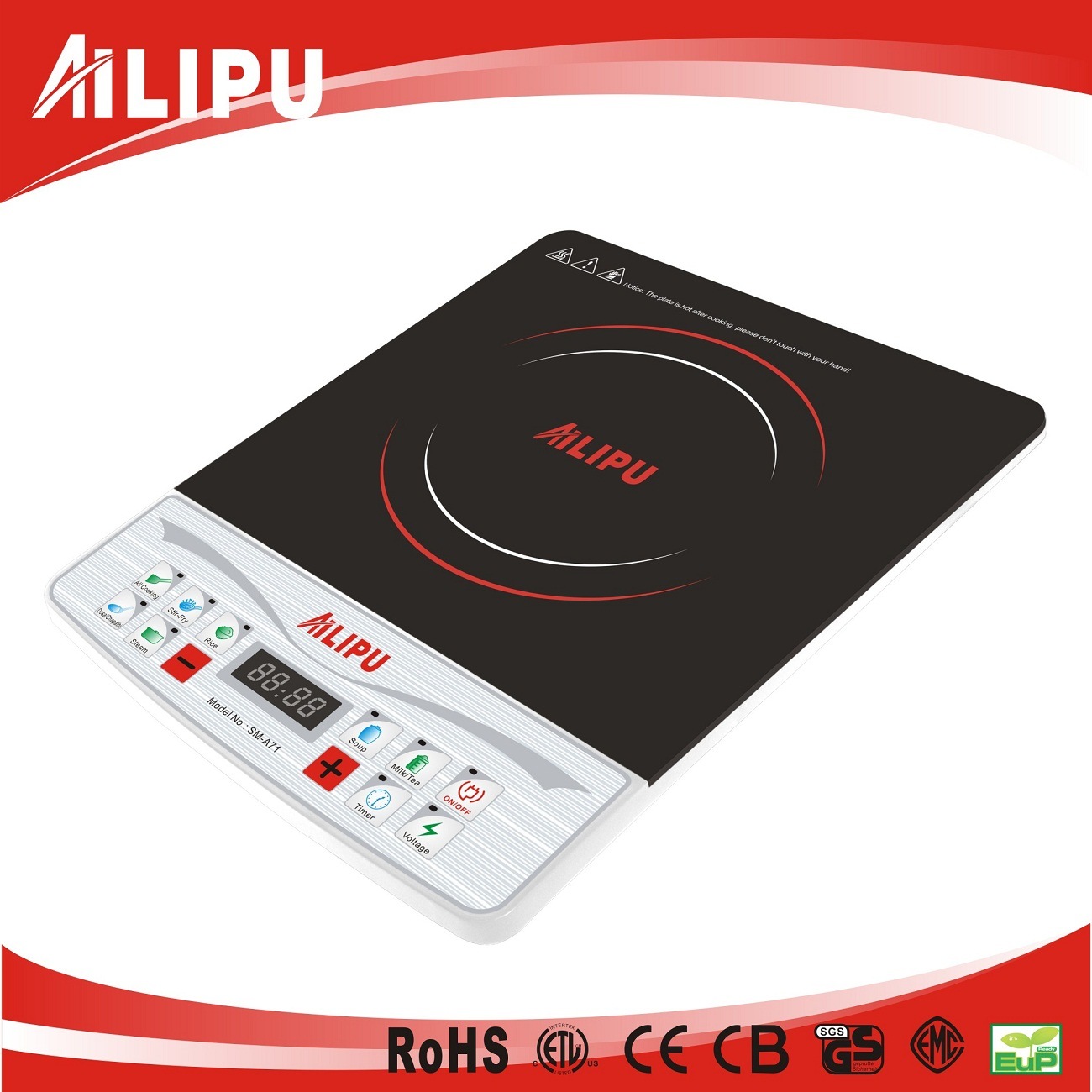 2015 Electric Cooking, Hot Plate From Factory, Home Appliance, Slim Body (SM-a71)