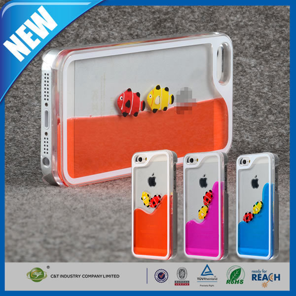 Aquarium Fish Liquid Quicksand Cover for iPhone 6