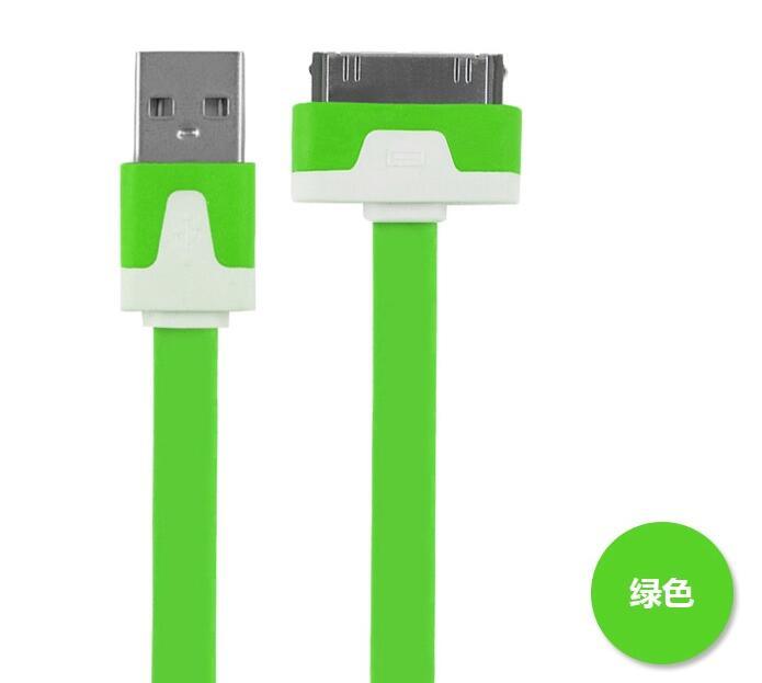 Flat Noodle Cable for iPhone 4