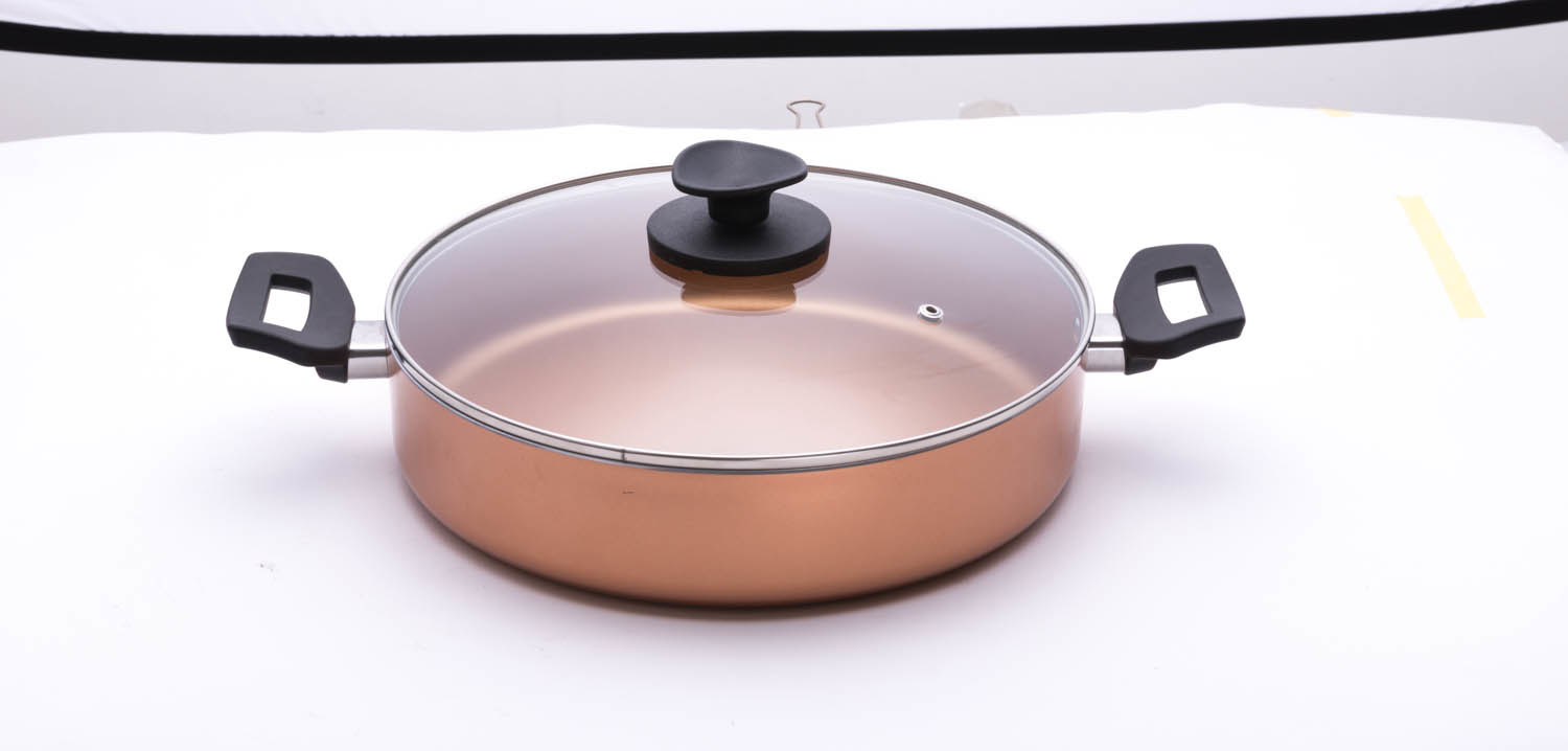 Aluminium Nin-Stick Deep Frypan