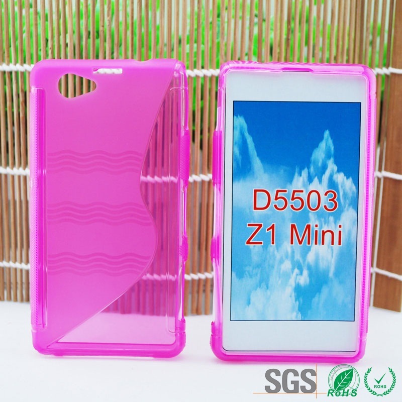 Wholesale S Line Mobile Phone Case for Sony Z1 Mini/D5503