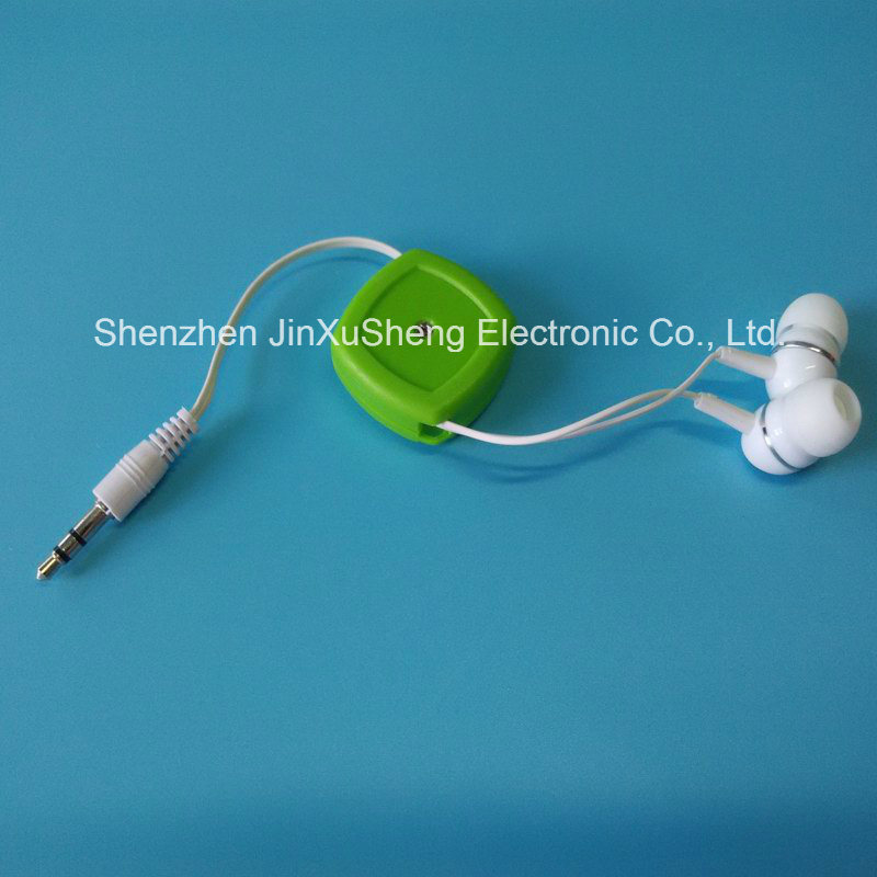 Retractable MP3 Earphone