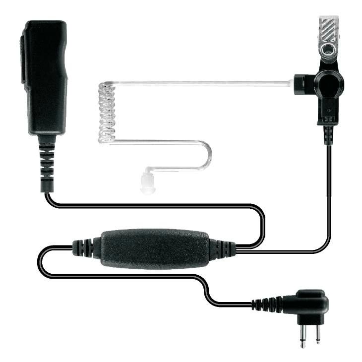 Acoustic Tube 2 Way Radio Earpiece for Motorola Kenwood