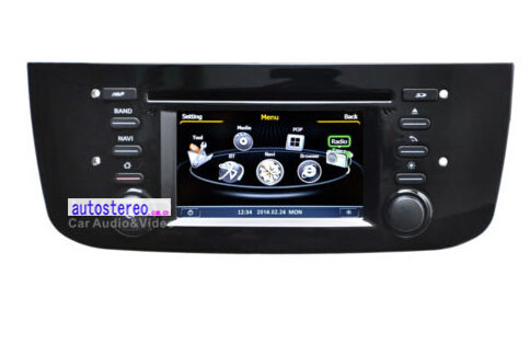 Car Stereo GPS Multimedia DVD Player for FIAT Punto Evo