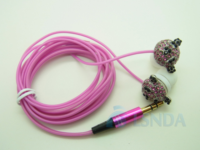 New Wired Panda Diamond Earphones (LS-D26)