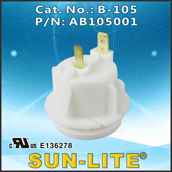 E26 Refrigerator Used Lampholder, E26 Plastic Lampholder; B-105