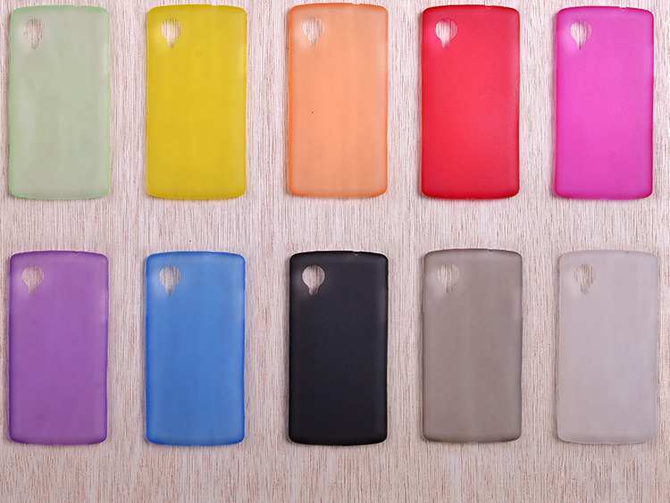 Low MOQ Cheap Wholesale Mobile Phone Transparent Hard PC Cover Case for Nexus 5