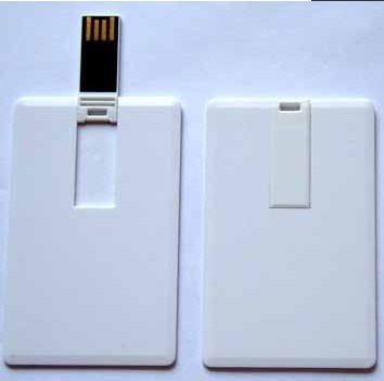 256MB Credit Card USB Flash Drive with Customer Logo