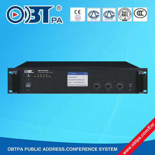 Digital Network Public Address Voice Alarm Power Amplifier