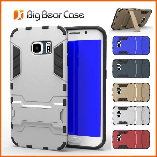 Hybrid Kickstand Armor Case for Samsung Galaxy S6 Edge