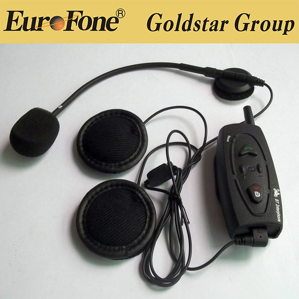 Bluetooth Headset Handsfree, Bluetooth Intercom for Ski Helmet 500m